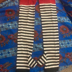 funky punky arm/thumb warmers, lightly loved and in good con. s-m fit